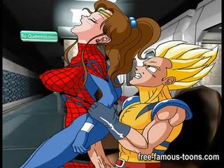 TV toon heroes anal sex