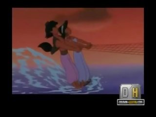Aladdin Porn Beach sex with Jasmine