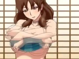 Corrupting anime milf koos tohutu tissid