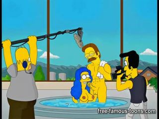 Marge シンプソンズ 隠された 乱交パーティー