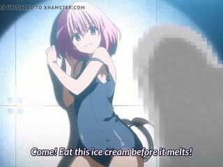 Groovy ecchi scene - ice cream ýüzüne dökülen, mugt x rated movie 69