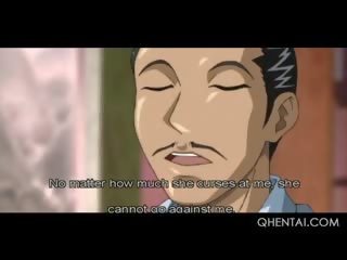 Napakaganda hentai manika makakakuha ng kulay-rosas puke ipinako malalim