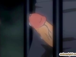 Bondage hentai đồng tính với ba dicks nóng sexsex