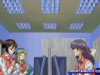 Lingeries büro anime mädchen fingern wetpussy