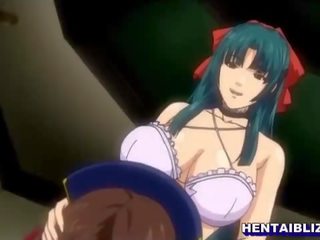 Big tits hentai sex party