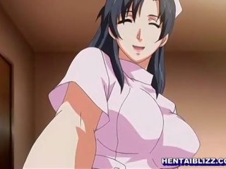 Esclavitud hentai con bigboobed consigue inserting espéculo en su coño