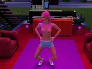 Sims 3 袒胸 跳舞