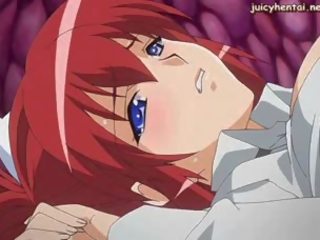 Raudonplaukiai anime turi kietas seksas