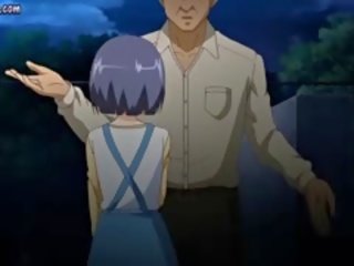 Anime Cutie Gets Small Tits Rubbed