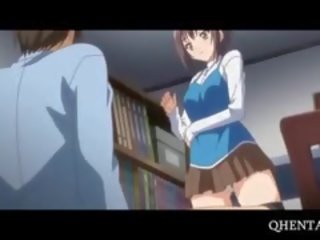 Hentai remaja mendapat miang/gatal dan pembersihan besar cotok