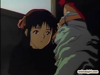 Pievilcīgas japānieši anime karstās jāšana dzimumloceklis uz the ārā