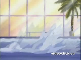 Sexy anime babe masturbating to orgasm