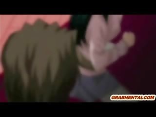 Busty hentai ninja hard groupfucking and facial cumshoting