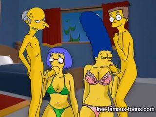 Simpsons hentai hardt orgie