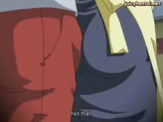 Anime inang kaakit-akit makakakuha ng puke umit