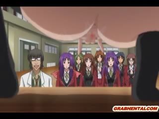 Japans hentai schoolmeisje zelf masturbatie