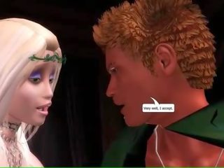 Seksual animated elf with huge gawyn