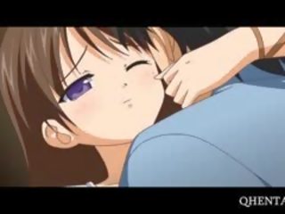 Nhỏ hentai búp bê fucked lược khoảng trên một cái ghế