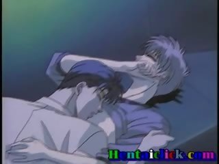 Málo anime homosexuální twink foreplayed a v prdeli