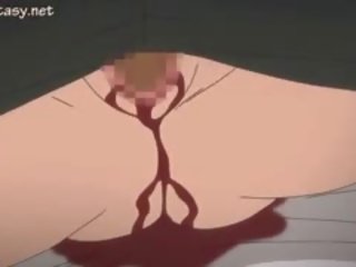 Erotický anime získávání bobr humped