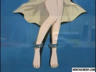 Hentai prawan with tied hands sucks and gets fucked