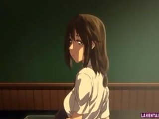 Hentai studentessa prende suo bagnato fica pompato profondo da dietro