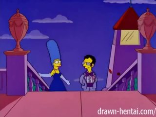 Simpsons 色情 - marge 和 artie afterparty