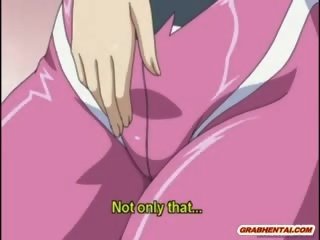 Prichytené červenovlasé anime veľký prsia fucked podľa ozruta tentacles