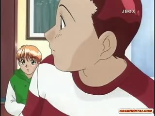 Prigioniero hentai scuola mista prende un dildo suo wetpussy