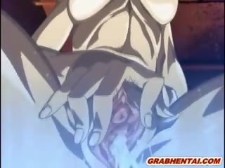 Vergavimas hentai fingeringas wetpussy ir squirting sperma į