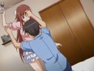 Anime dívka sýkorka zkurvenej a odření obrovský čurák dostane a obličejový
