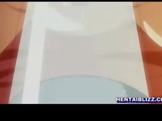 Pregnant hentai gets ass injection with an enema and cumshot