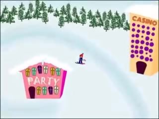 Winter تزلج بالغ قصاصة عطلة, حر لي جنس ألعاب قذر فيلم فيديو ميلان