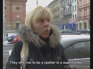 Czech Milf Gives a Head for a Horny Cock