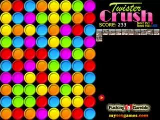 Twister crush: mugt my sikiş video games kirli clip vid ae