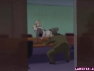 Big titted hentaý blondie satisfying man