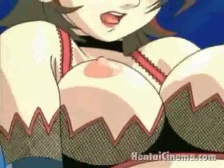 Red Haired Anime Vixen In Hot Lingeria Getting Pink Nipps Teased By Her Boyfriend