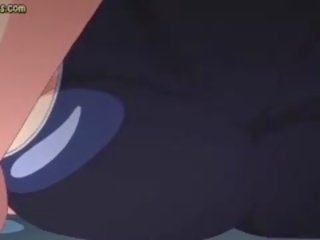 Sweety anime mergaitė gauti pounded apie grindys