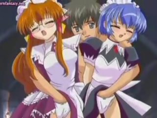 Anime maids pagdila nila twats