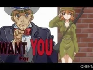 Nhỏ hentai nô lệ trong dây thừng được thơm lồn liếm và