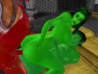 [fantasy-3dsexvilla 2] she-hulk kacau oleh sebuah setan dan itu hulk di 3dsexvilla 2