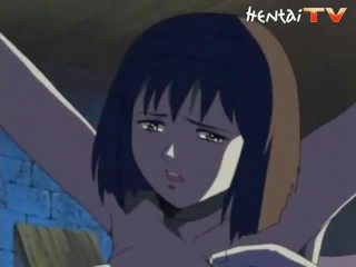 Shackled anime porno babe