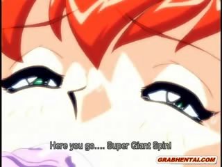 Redhead Hentai Hard Tentacles Poking