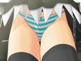 3D Anime Maid Slurping A Big Cock