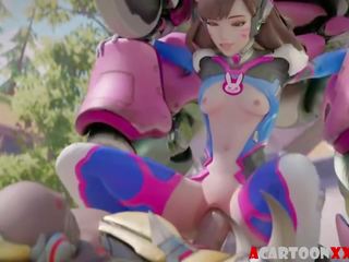 Bewitching overwatch heroes 得到 的阴户 性交, xxx 视频 82