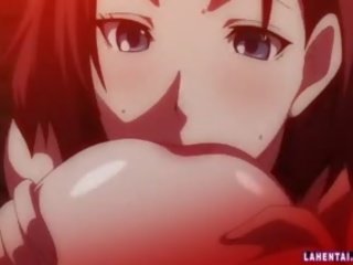 Hentai babes được fucked lược qua người ngoài trời