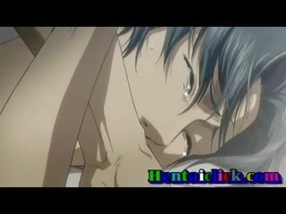 Graziosa hentai gay hardcore culo scopa in stanza da letto