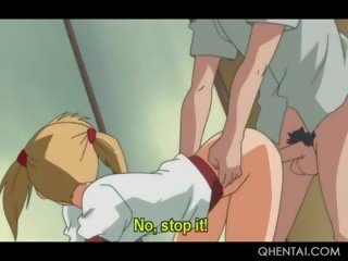 Khó chịu em trai đập cô ấy ít chị gái trong một hentai video